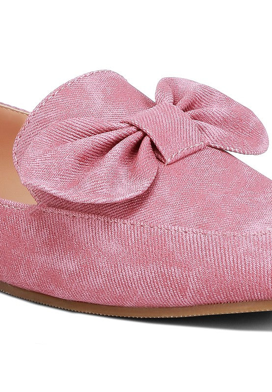 Mocasines con lazo adornado Waveney
