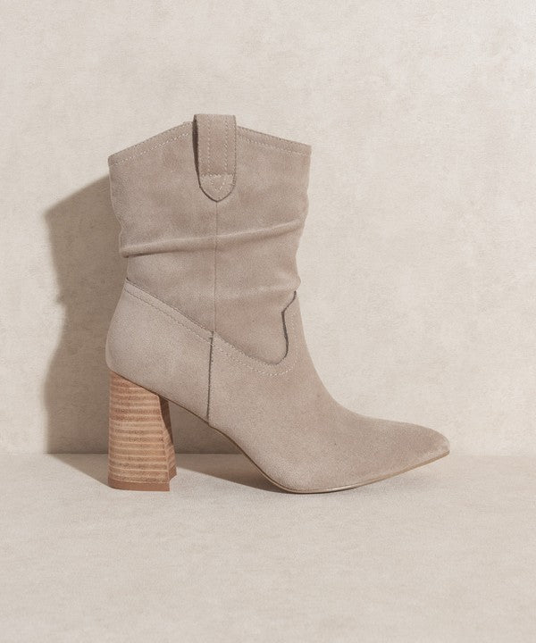Taupe Western Style Bootie
