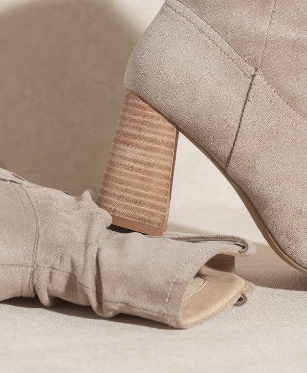 Taupe Western Style Bootie