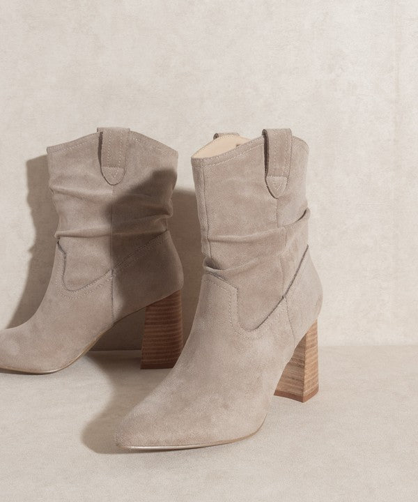 Taupe Western Style Bootie