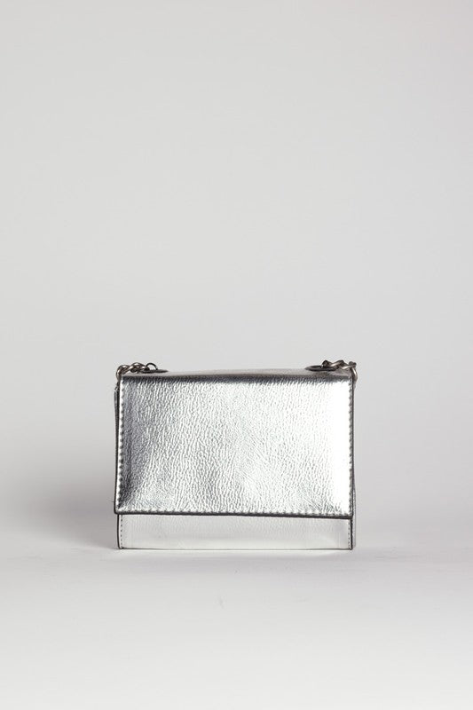 Silver CROSS-BODY BAG