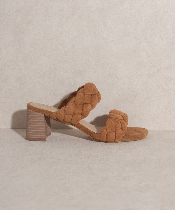 Camel Casual Braided Heel