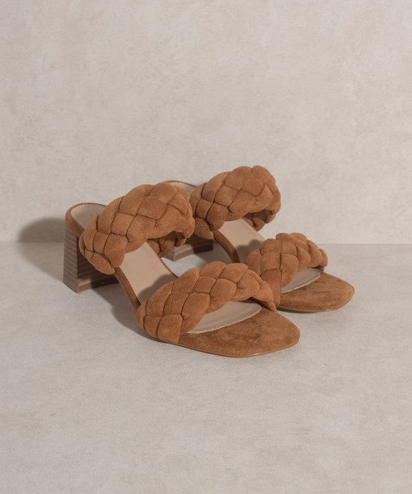 Camel Casual Braided Heel