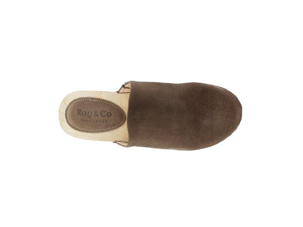 ZUECOS DE ANTE DARCIE TAUPE DE RAG & CO