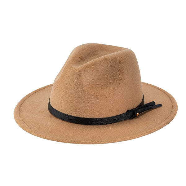Camel  PLAIN FELT FEDORA