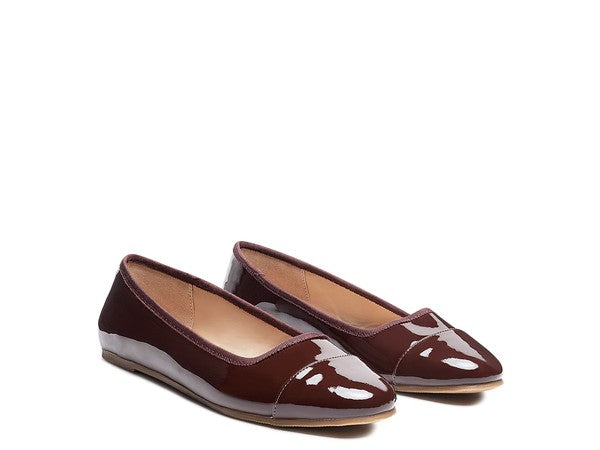 Mocca  ROUND TOE BALLERINA FLAT SHOES