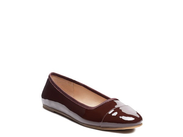 Mocca ROUND TOE BALLERINA FLAT SHOES