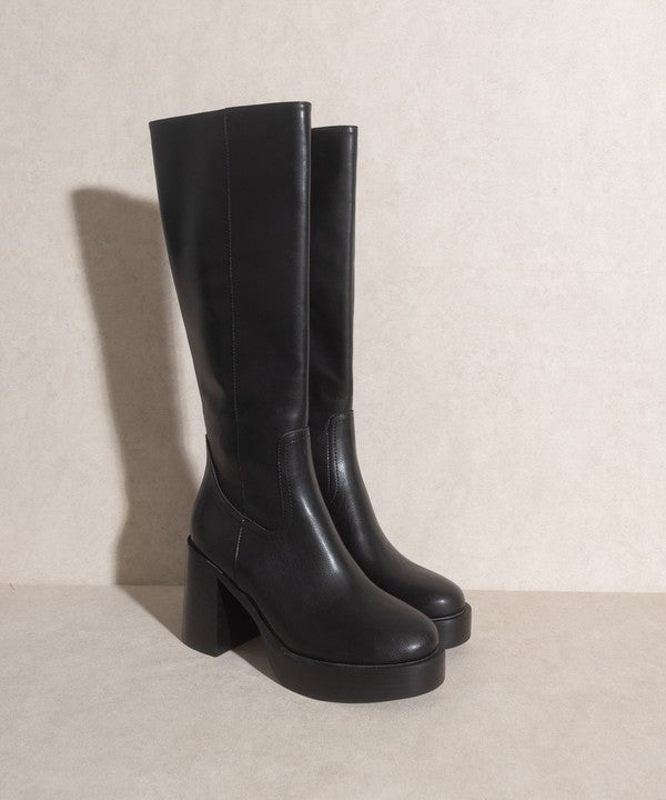 Black Oasis Society Juniper - Platform Knee-High Boots