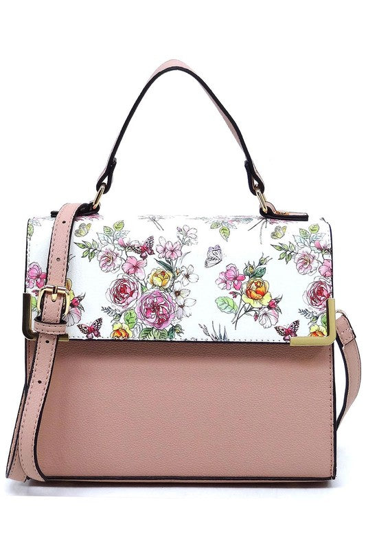 Mimi Colorblock Top Handle Satchel