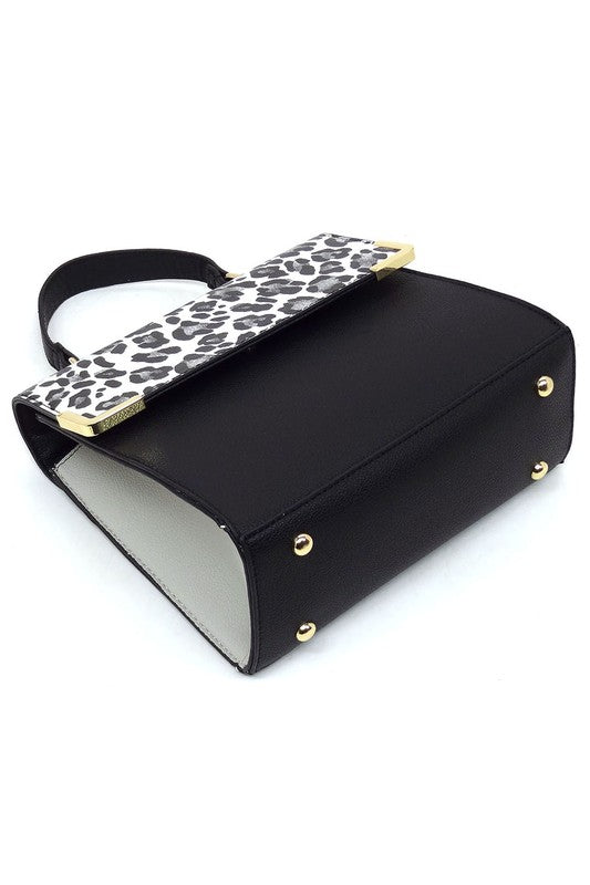 Mimi Colorblock Top Handle Satchel