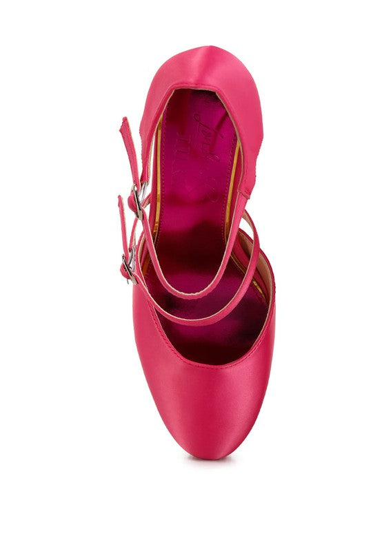 Sandalias de plataforma adornadas con diamantes de imitación Shiver