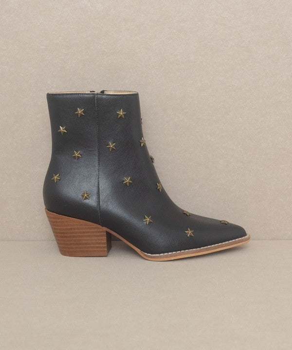 Black Ivanna - Star Studded Western Boots