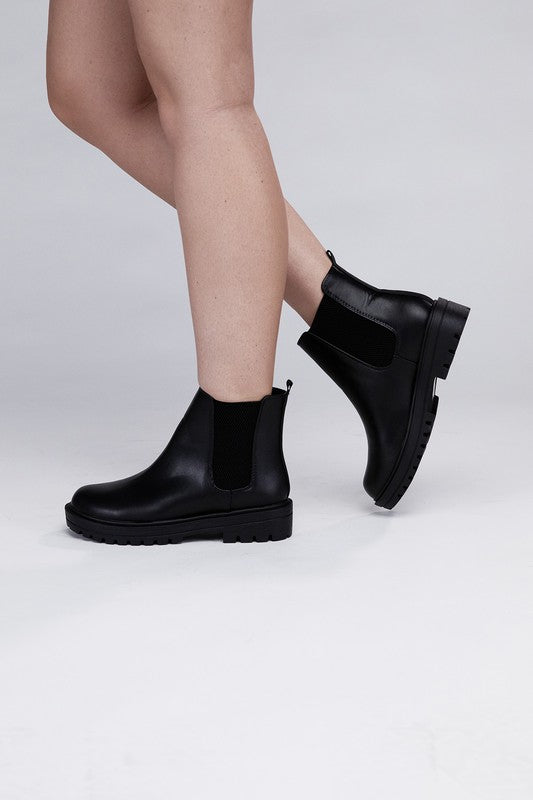 Black Paden Casual Booties