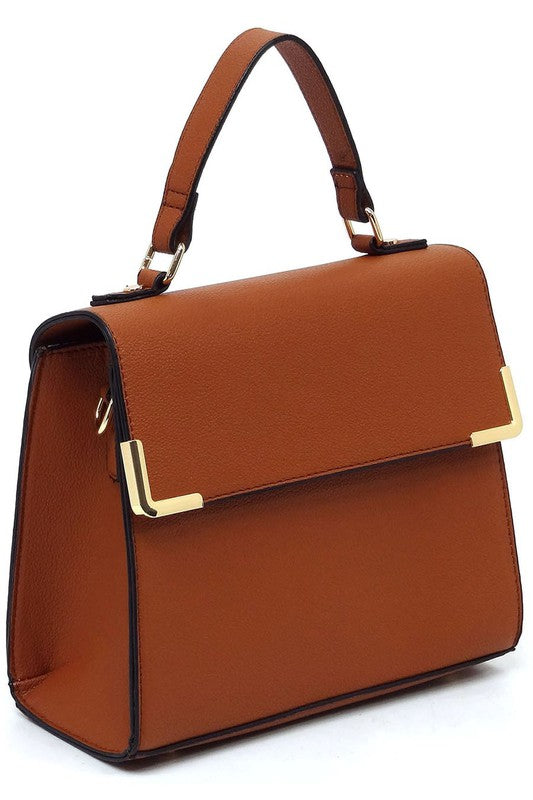 Mimi Colorblock Top Handle Satchel