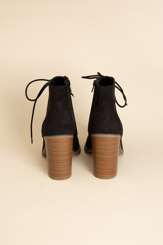 Black Lace Up Boots