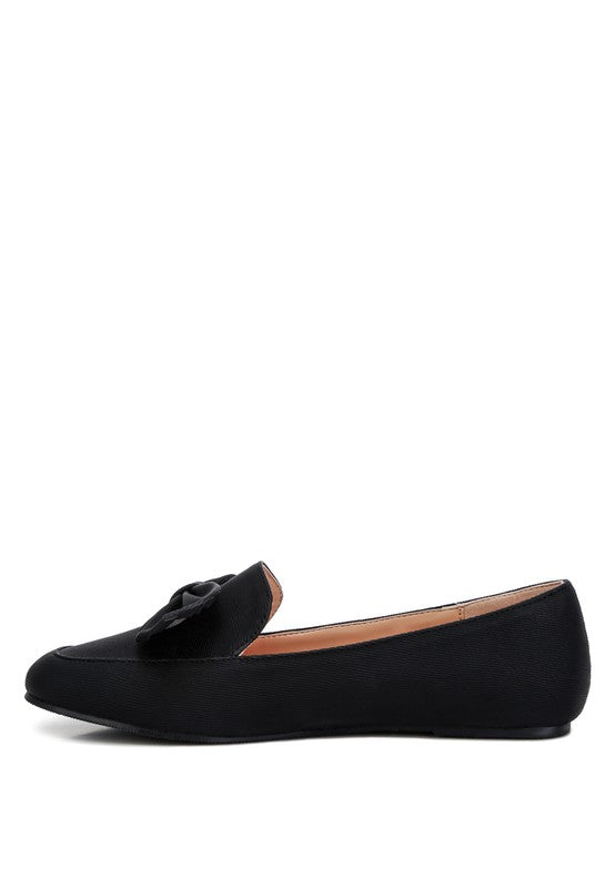 Mocasines con lazo adornado Waveney