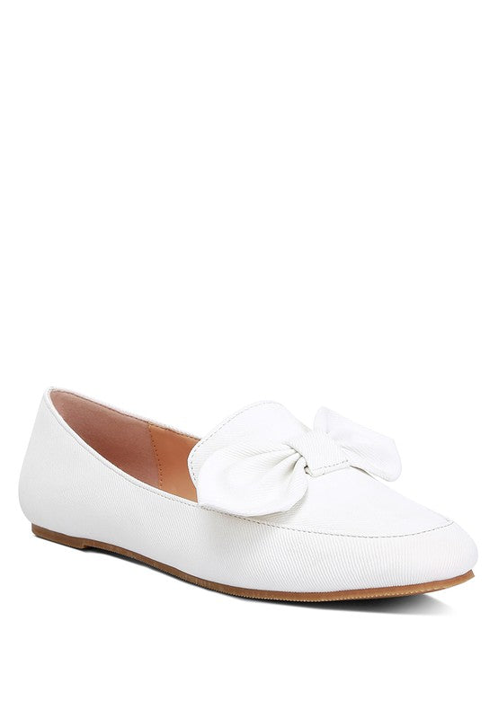 Mocasines con lazo adornado Waveney