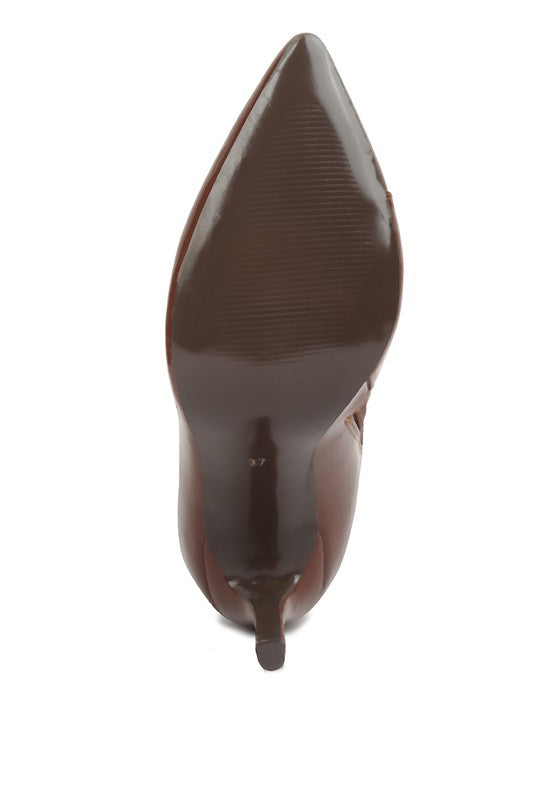 Burgundy  ZIP AROUND CALF BOOT
