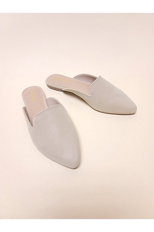 Ivory CASUAL SLIDE FLATS