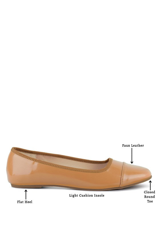 Macciliato ROUND TOE BALLERINA FLAT SHOES