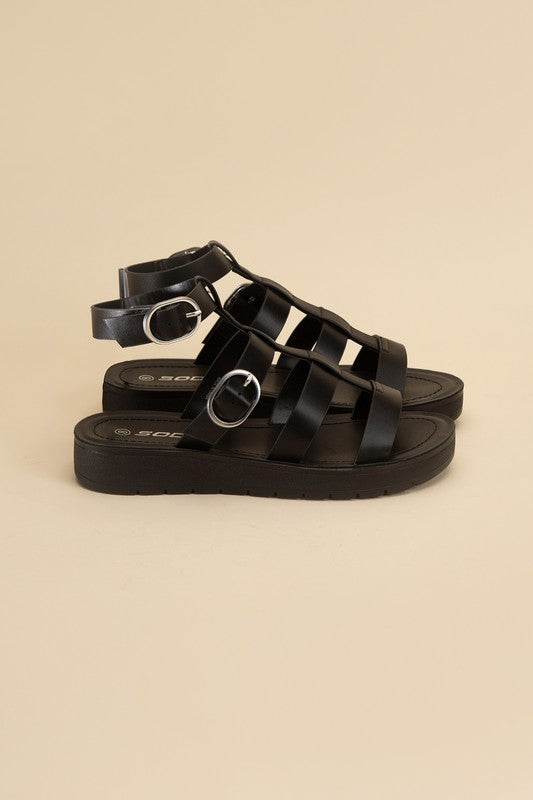 Black GLADIATOR SANDALS