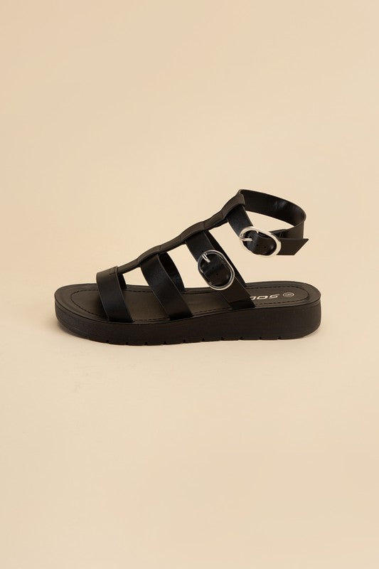 Black GLADIATOR SANDALS