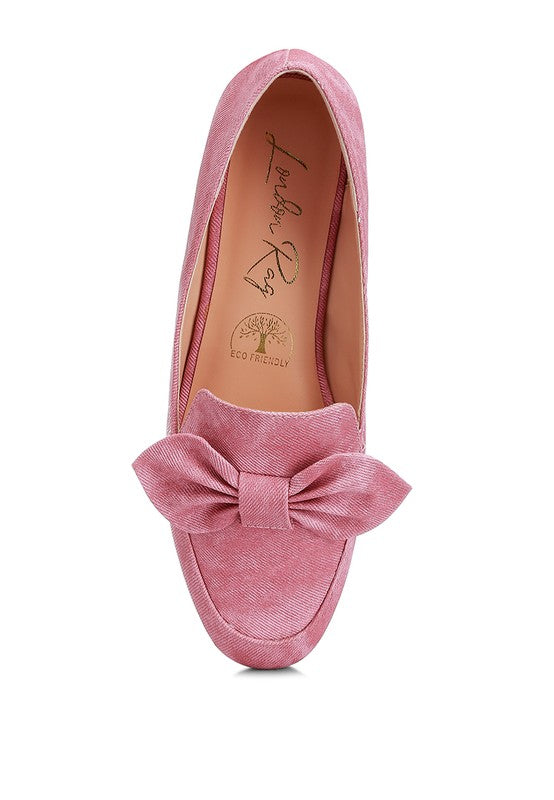 Mocasines con lazo adornado Waveney