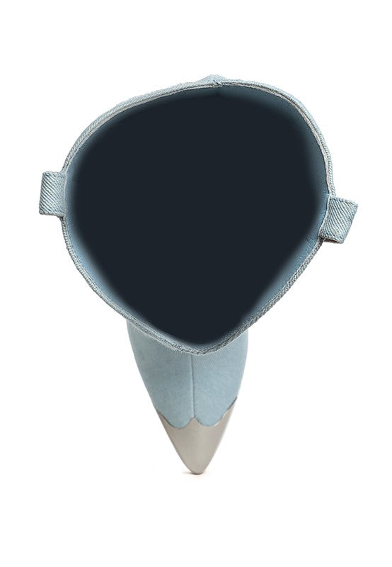 Concrete cone with a dark interior on a white background