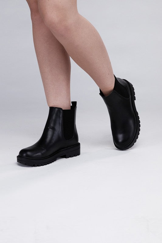 Black Paden Casual Booties