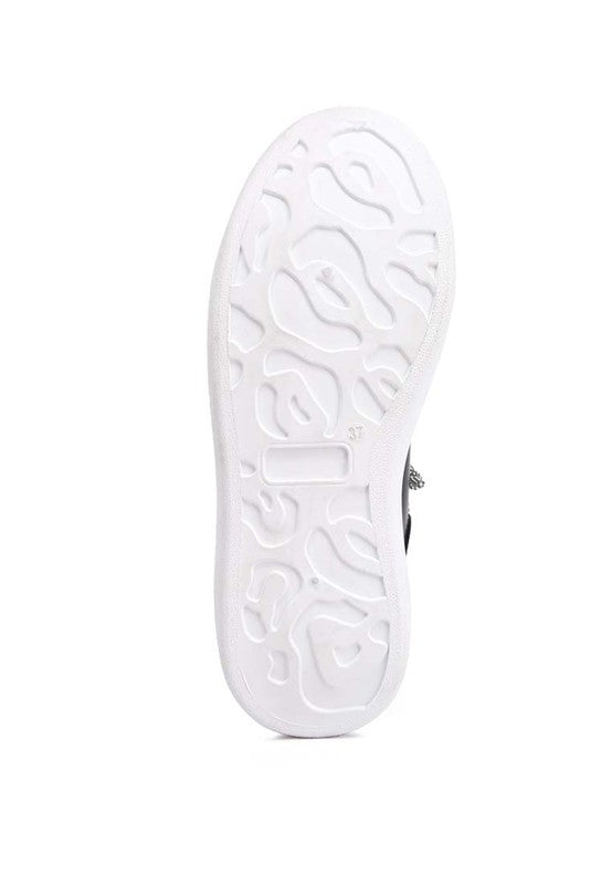 Zapatillas con cordones y diamantes de imitación de Jaxen