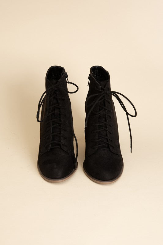 Black Lace Up Boots