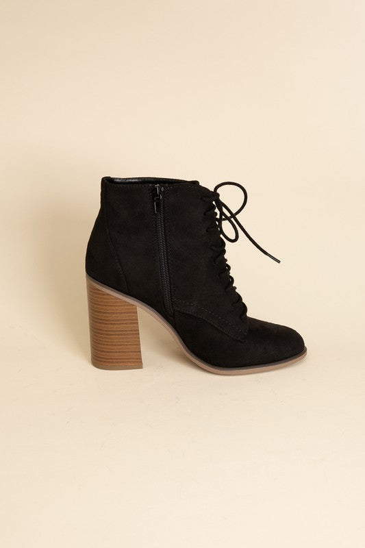 Black Lace Up Boots