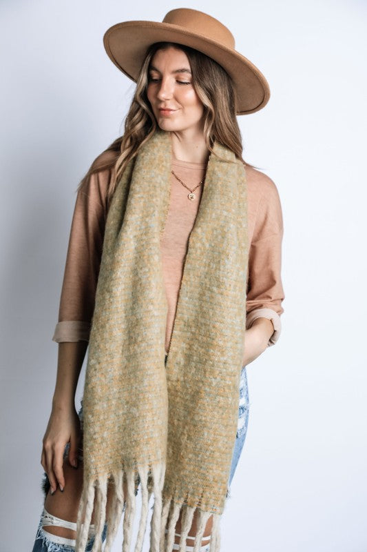 Taupe SARA CLASSIC WINTER SCARF