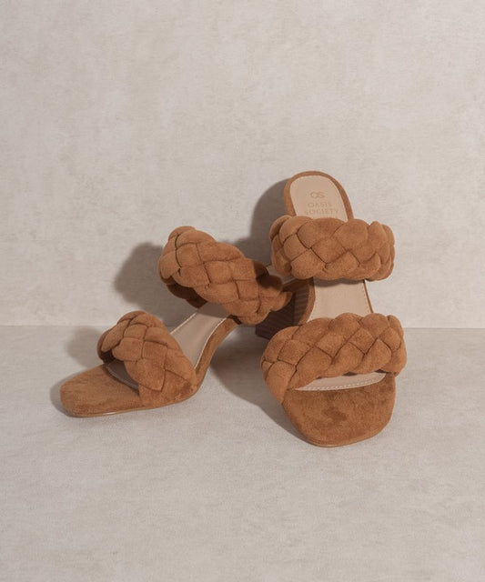 Camel Casual Braided Heel