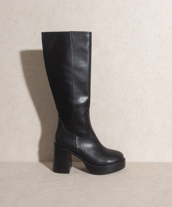 Black Oasis Society Juniper - Platform Knee-High Boots