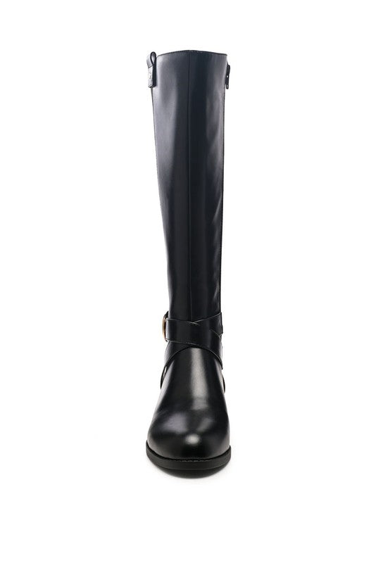 Black Snowd Beat Chill Knee High Boots