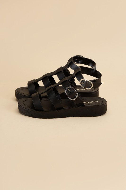 Black GLADIATOR SANDALS