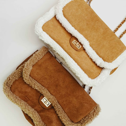 Bolso de hombro con cadena de lujo