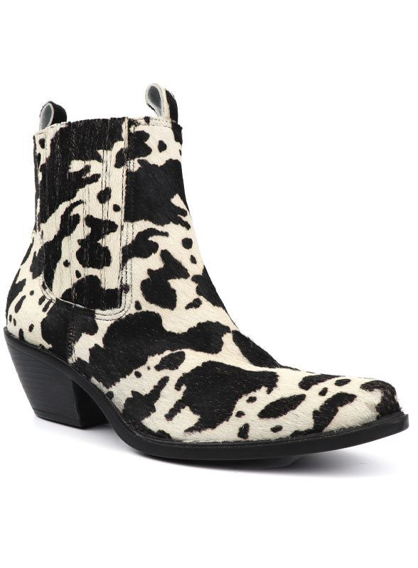 Western Leather Fashion Bootie