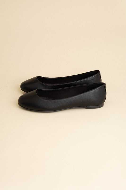 Black Classic Flats for work