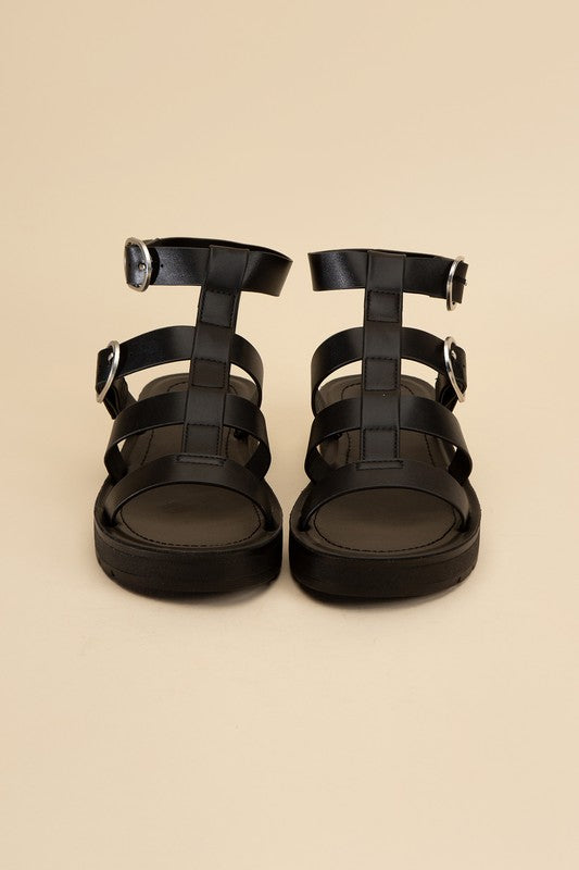 Black GLADIATOR SANDALS