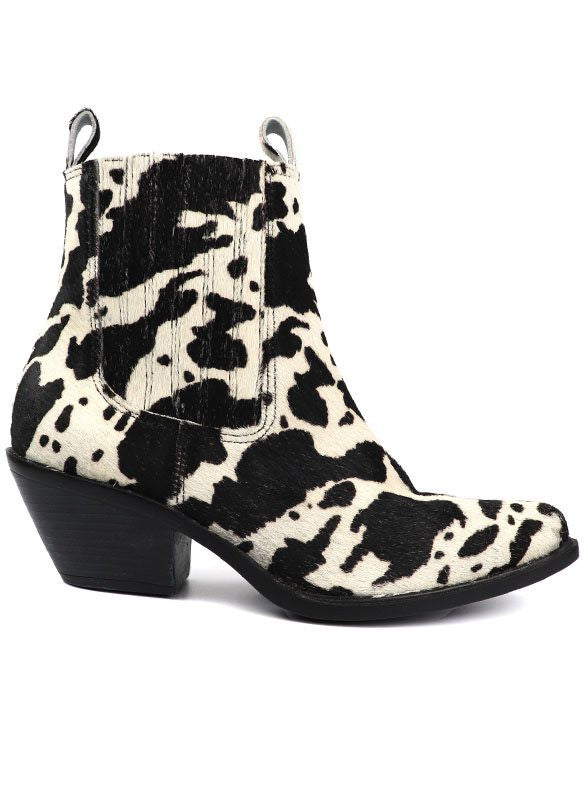 Western Leather Fashion Bootie