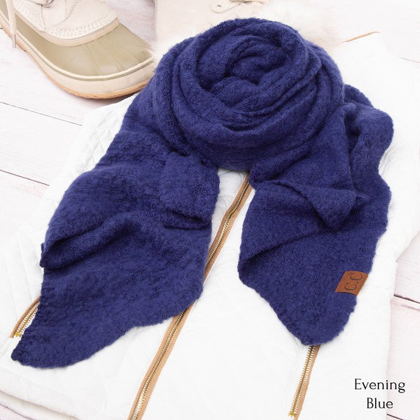 Evening Blue Ultra-Soft Draped Scarves