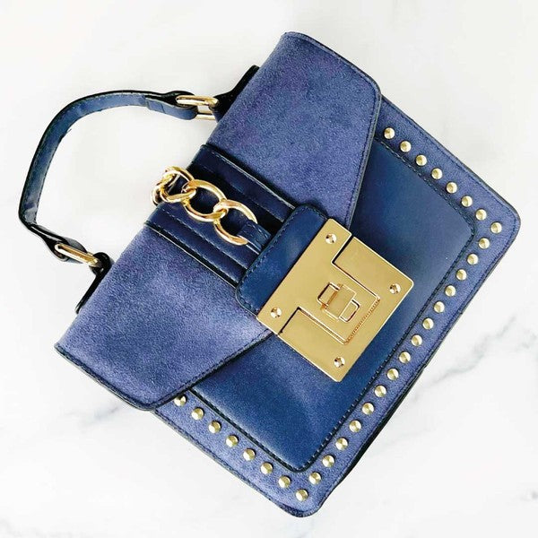 Fiona Blue Shoulder Bag