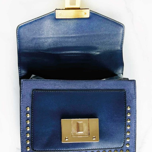 Fiona Blue Shoulder Bag