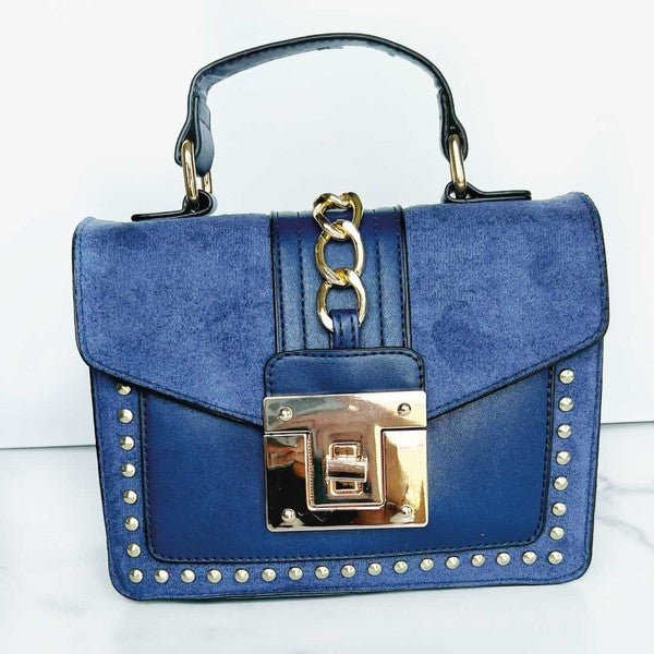 Fiona Blue Shoulder Bag