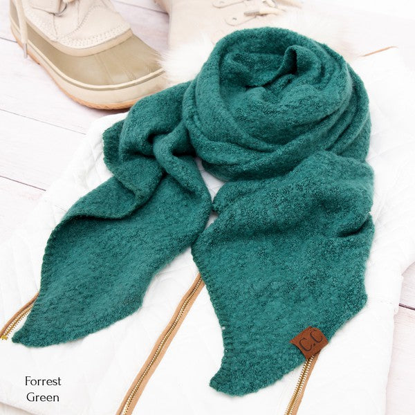 Forrest Green Ultra-Soft Draped Scarves