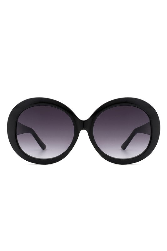 Purple Oversize Circle Fashion Women Round Sunglasses