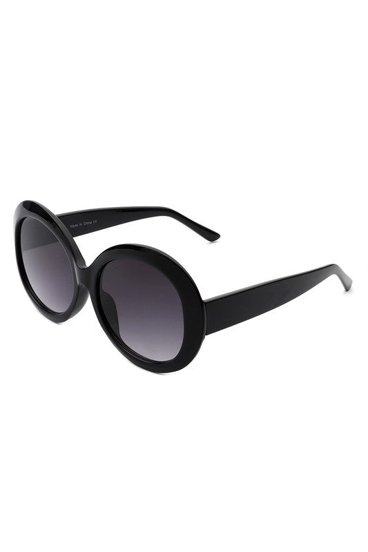 Purple Oversize Circle Fashion Women Round Sunglasses