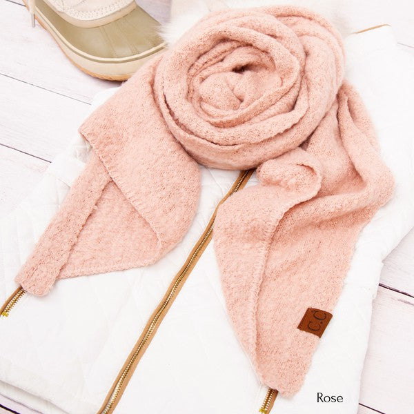 Rose Ultra-Soft Draped Scarves